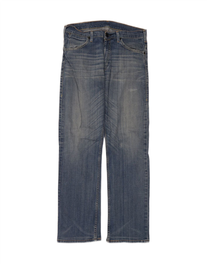 Jeans dritti da uomo Levi's W32 L32 in cotone blu