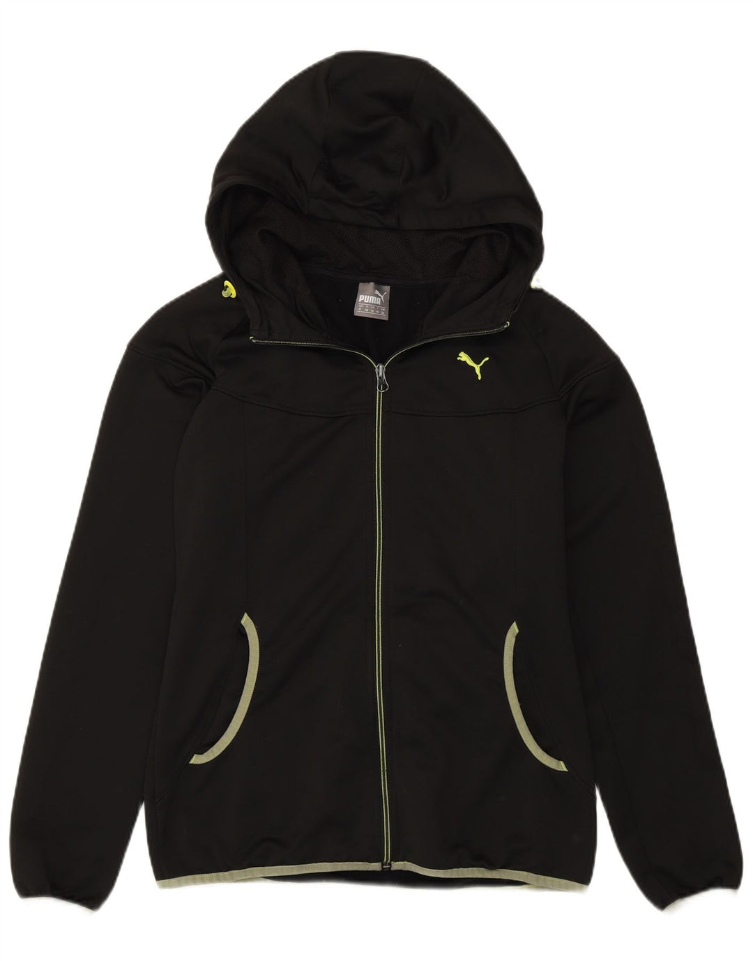 Giacca sportiva da donna con cappuccio Puma UK 12 Medium Nero Poliestere