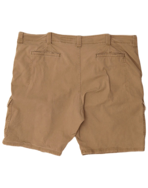 Pantaloncini cargo da uomo dalla vestibilità rilassata Wrangler W44 2XL cotone beige