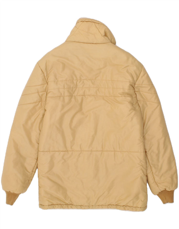 VINTAGE Mens Padded Jacket UK 36 Small Beige Vintage Vintage and Second-Hand Vintage from Messina Hembry 