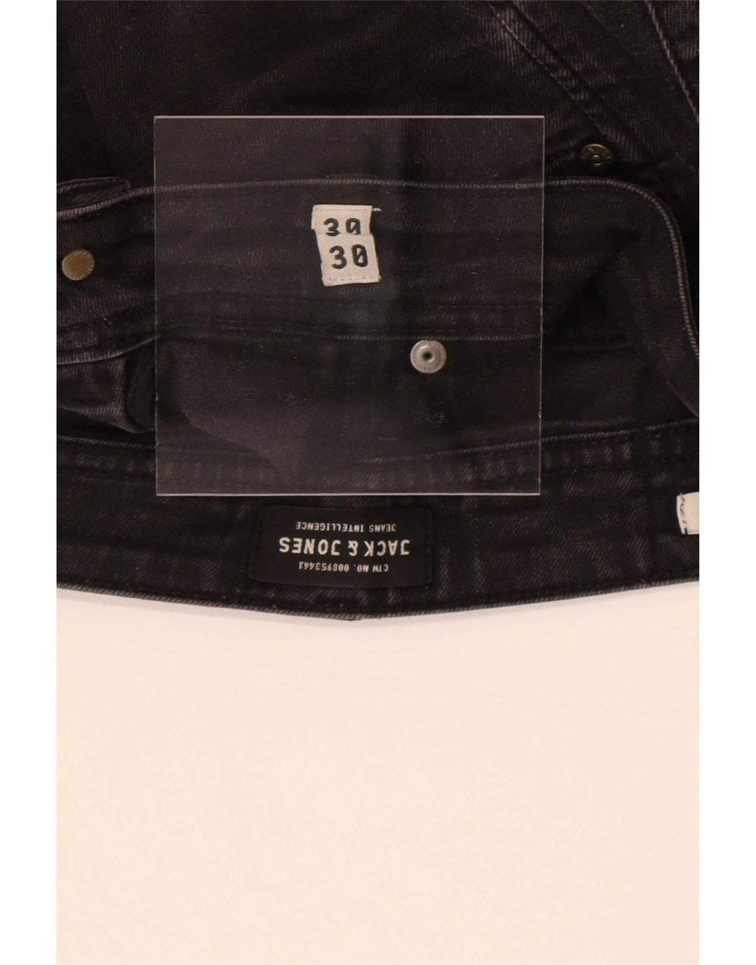Jack & Jones Uomo Ben Skinny Jeans W30 L30 Nero