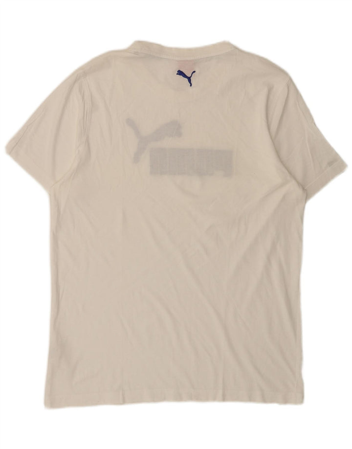 T-shirt grafica da uomo Puma Large bianca