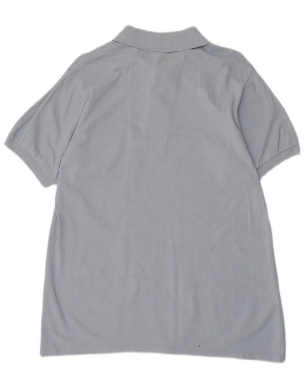 Polo da uomo Lacoste taglia 4 in cotone blu medio
