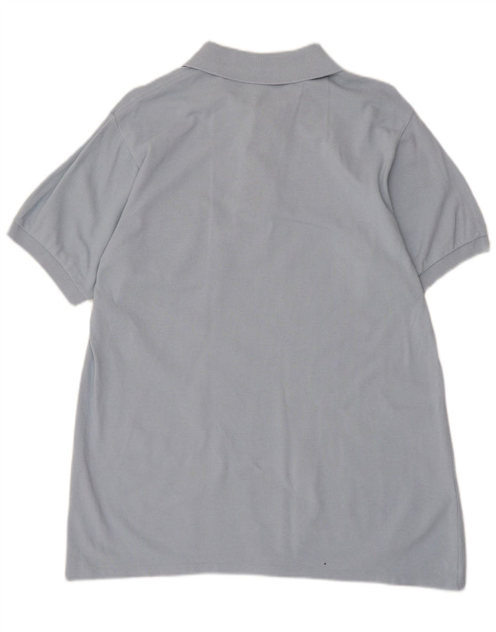 Polo da uomo Lacoste taglia 4 in cotone blu medio