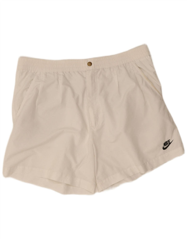 Pantaloncini sportivi Nike da uomo XL bianchi