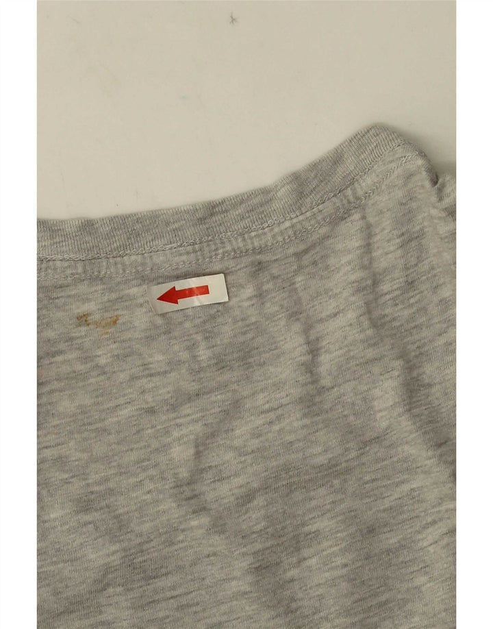 T-shirt grafica da uomo Hurley Top piccola grigia