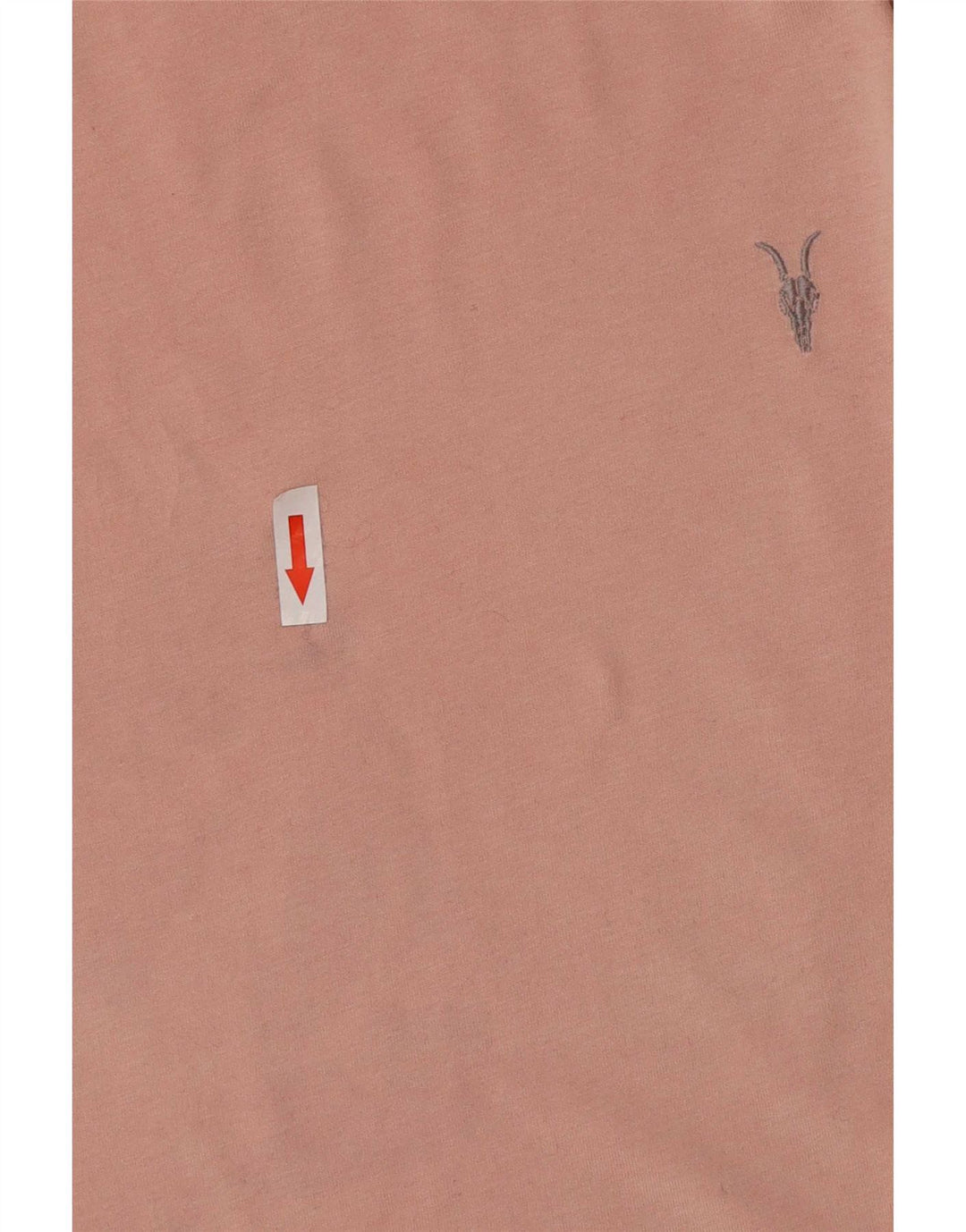 T-shirt da uomo con vestibilità regolare All Saints, in cotone rosa medio