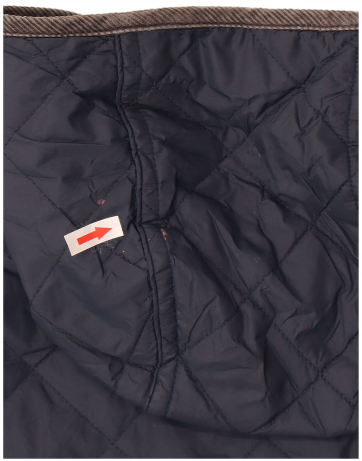 Giacca trapuntata con cappuccio da donna Jack Wills UK 8 piccola in nylon blu navy