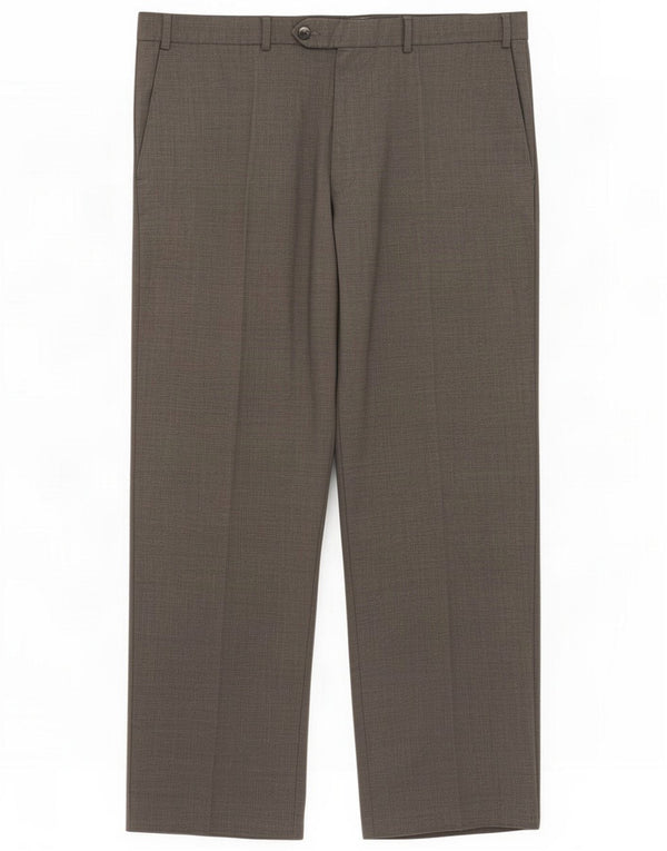 Marks & Spencer Pantaloni da abito dritti da uomo W38 L29 Poliestere grigio