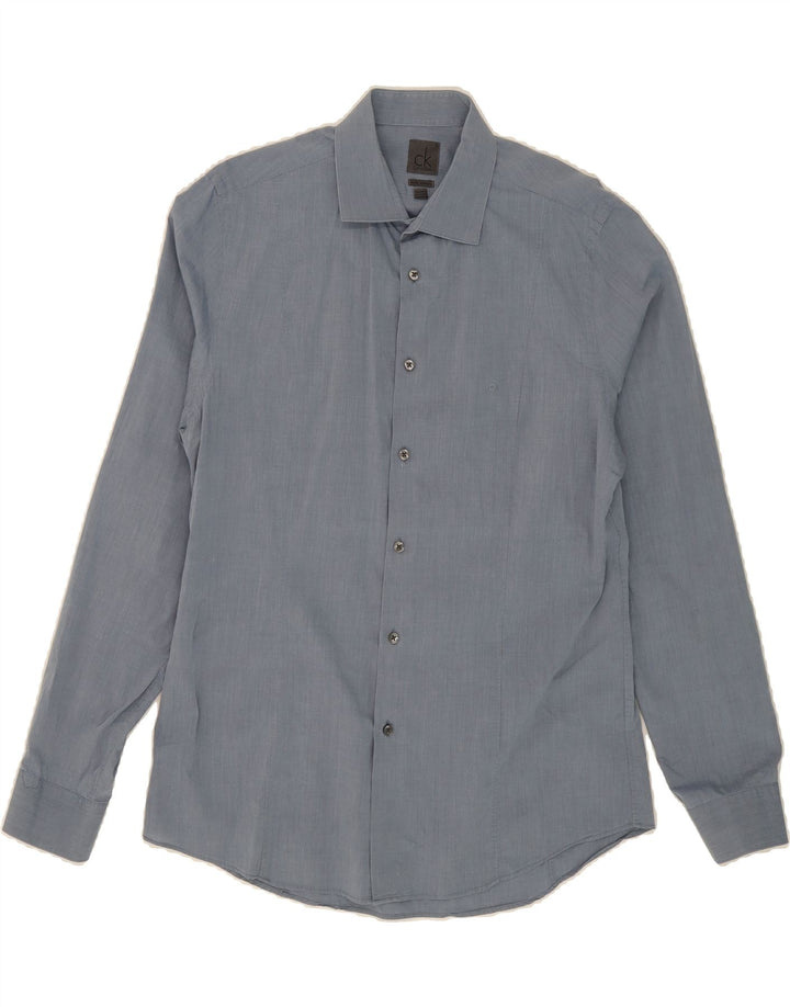 CALVIN KLEIN Mens Shirt Size 42 16 1/2 Large Blue Vintage Calvin Klein and Second-Hand Calvin Klein from Messina Hembry 