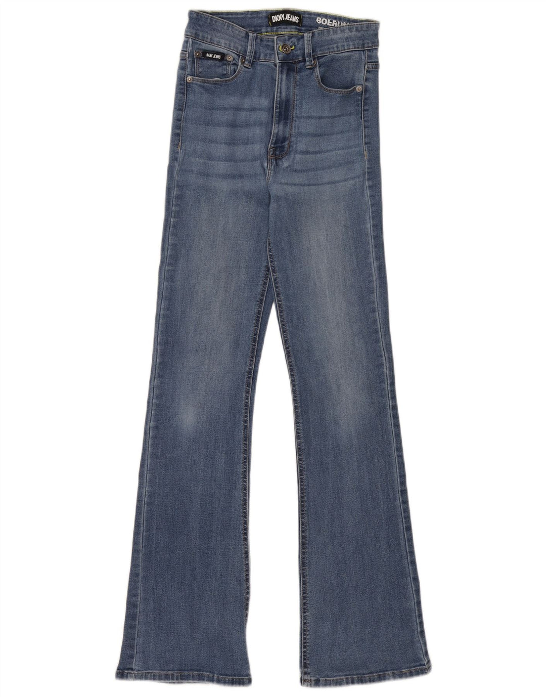 Jeans svasati da donna Dkny W27 L31 cotone blu