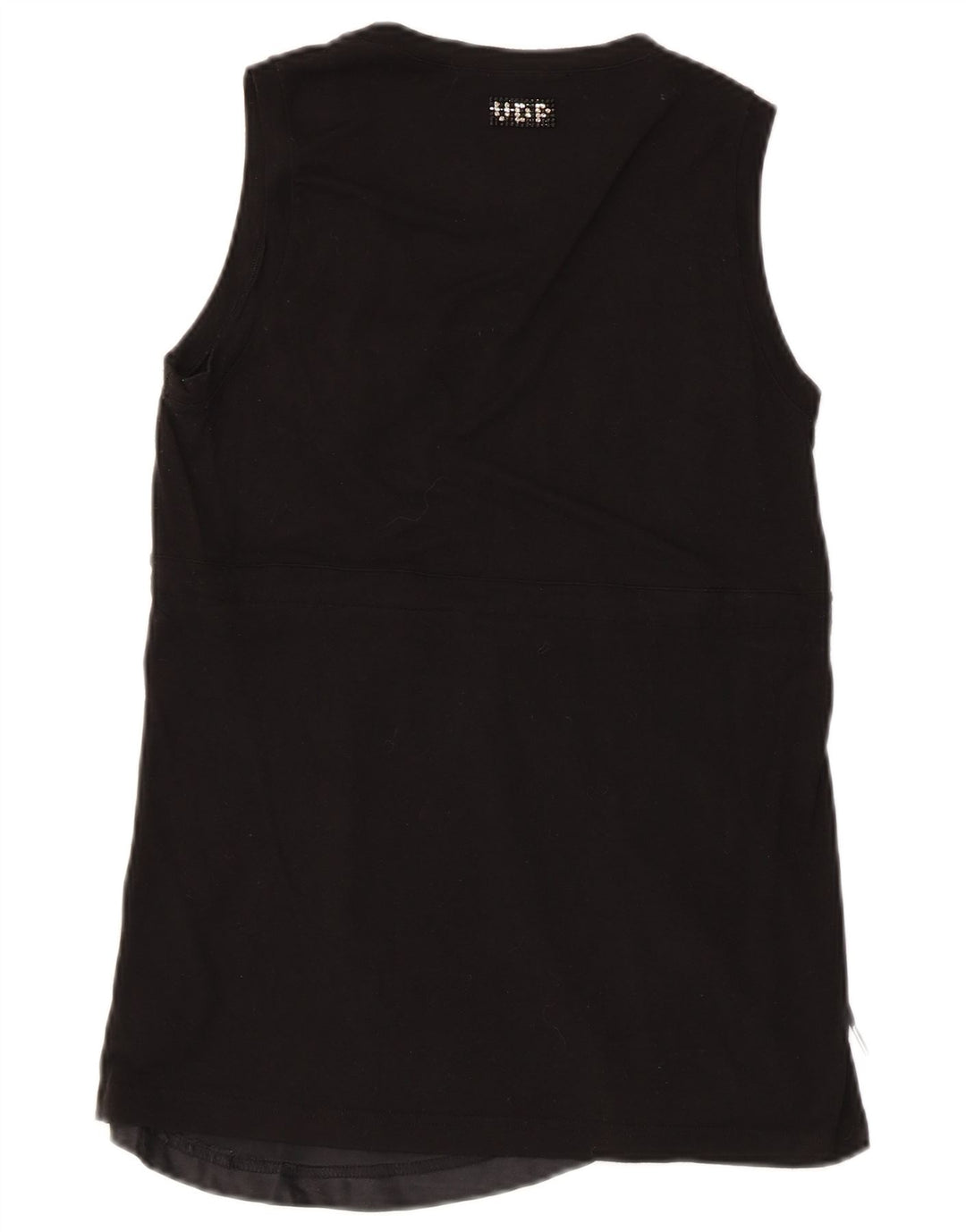 Blusa Smanicata Donna Top IT 44 Viscosa Media Nera
