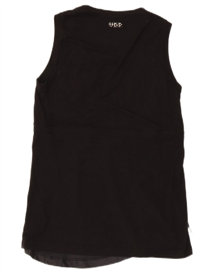 Blusa Smanicata Donna Top IT 44 Viscosa Media Nera