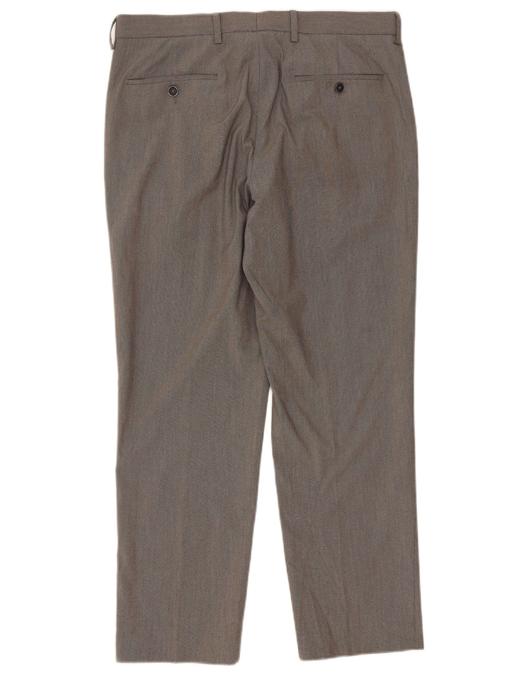 Pantaloni da abito con pegging da uomo Marks & Spencer W34 L29 Grigi