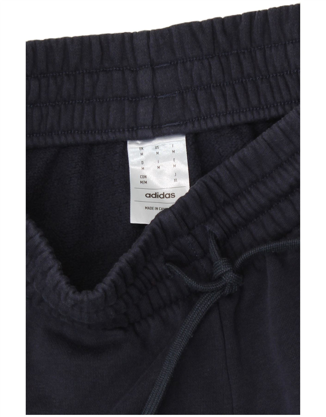 Pantaloni da tuta da uomo Adidas Joggers medi in cotone blu navy