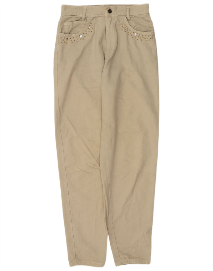 Jeans affusolati da donna VINTAGE W28 L32 Beige