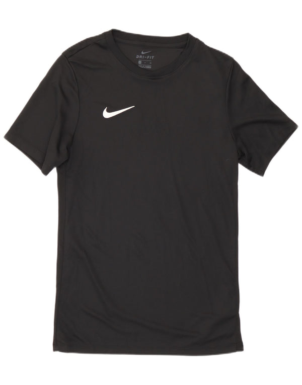 T-shirt da uomo Nike Top Small nera in poliestere sportiva