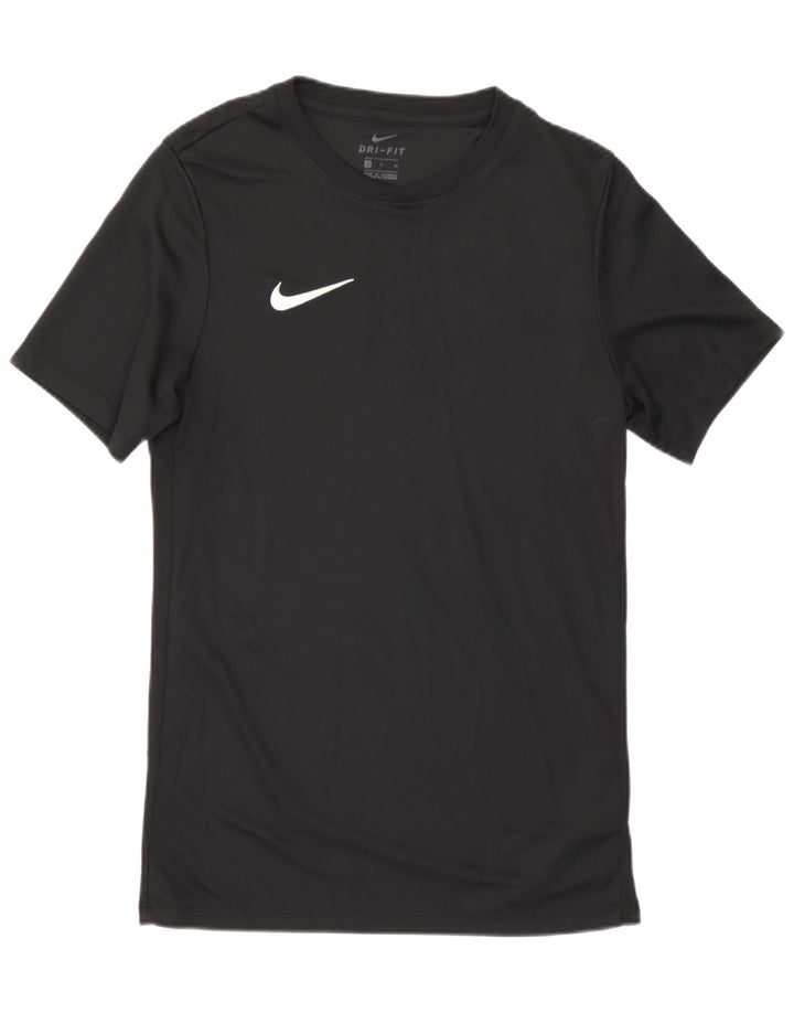 T-shirt da uomo Nike Top Small nera in poliestere sportiva