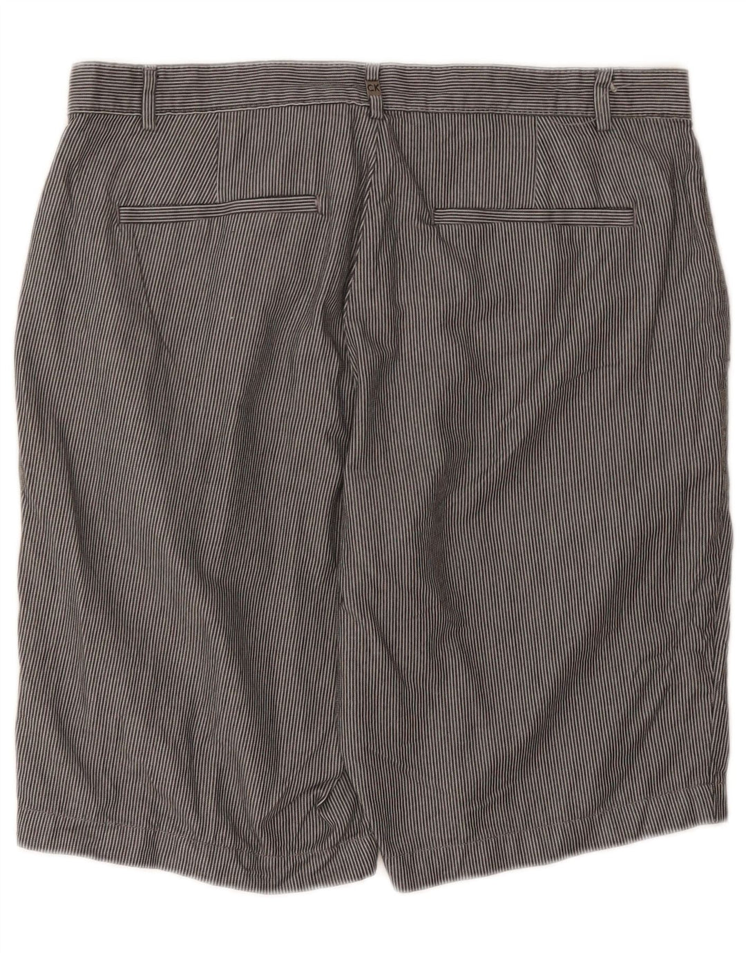 Pantaloncini chino da uomo Calvin Klein W32 cotone gessato grigio medio