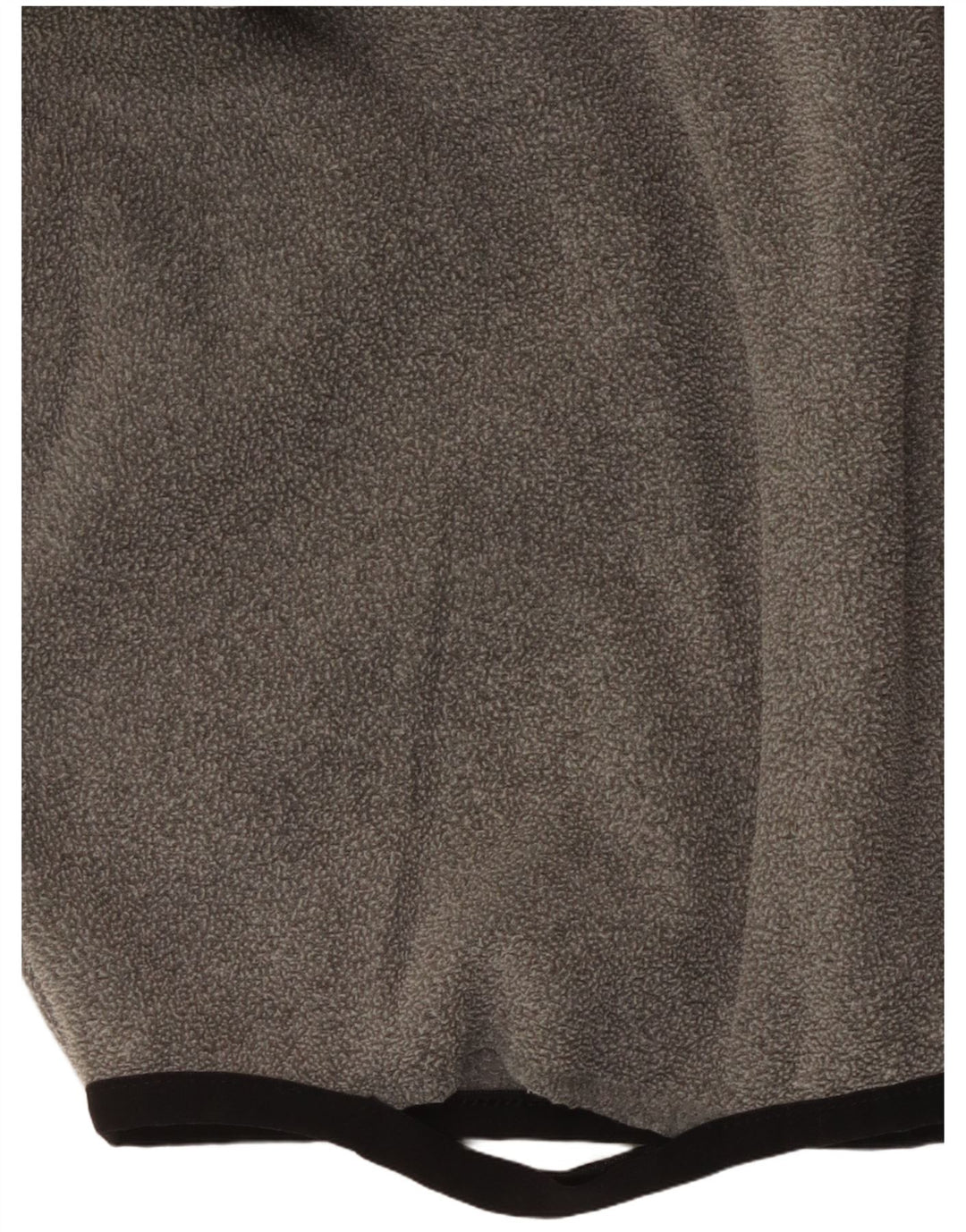 Maglione in pile da uomo con zip e collo The North Face XS poliestere grigio