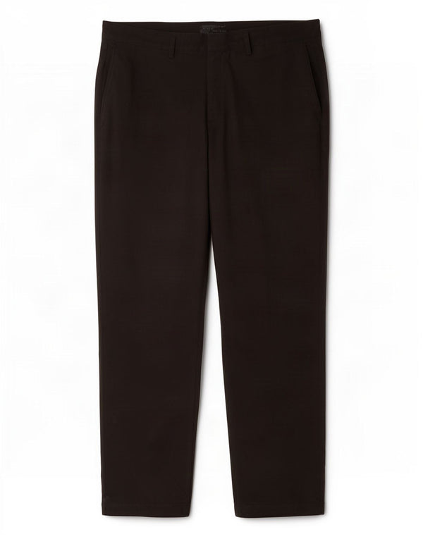 Pantaloni chino dritti standard Nike da uomo Dri Fit W38 L32 poliestere nero