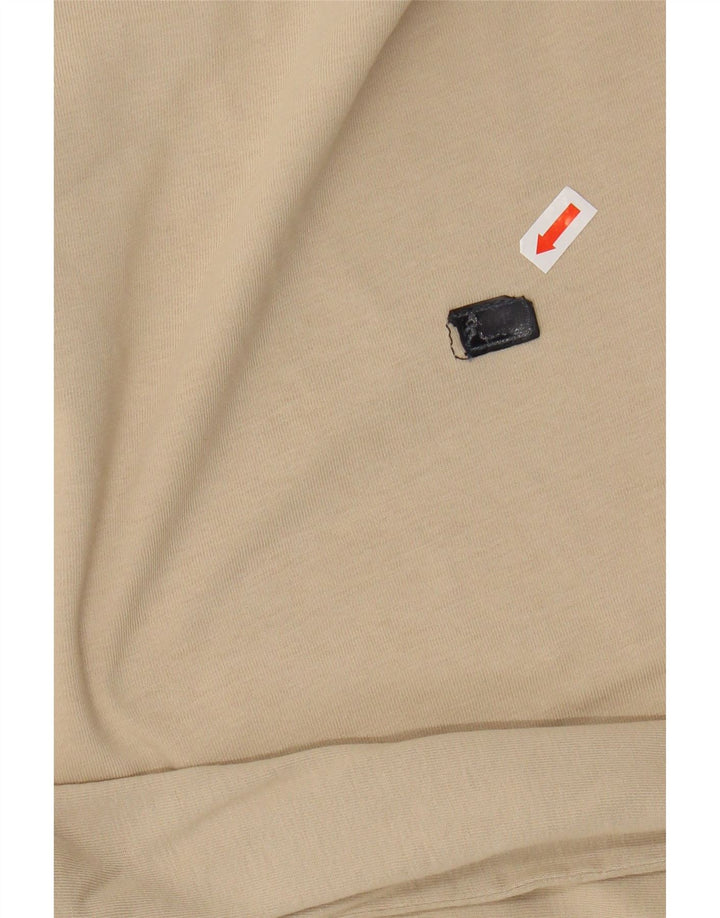 T-shirt ASICS da uomo XL in cotone beige