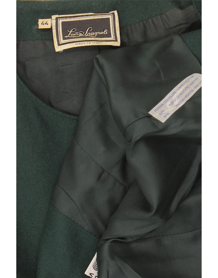 Giacca Blazer Donna Luisa Spagnoli IT 44 Acetato Verde Medio