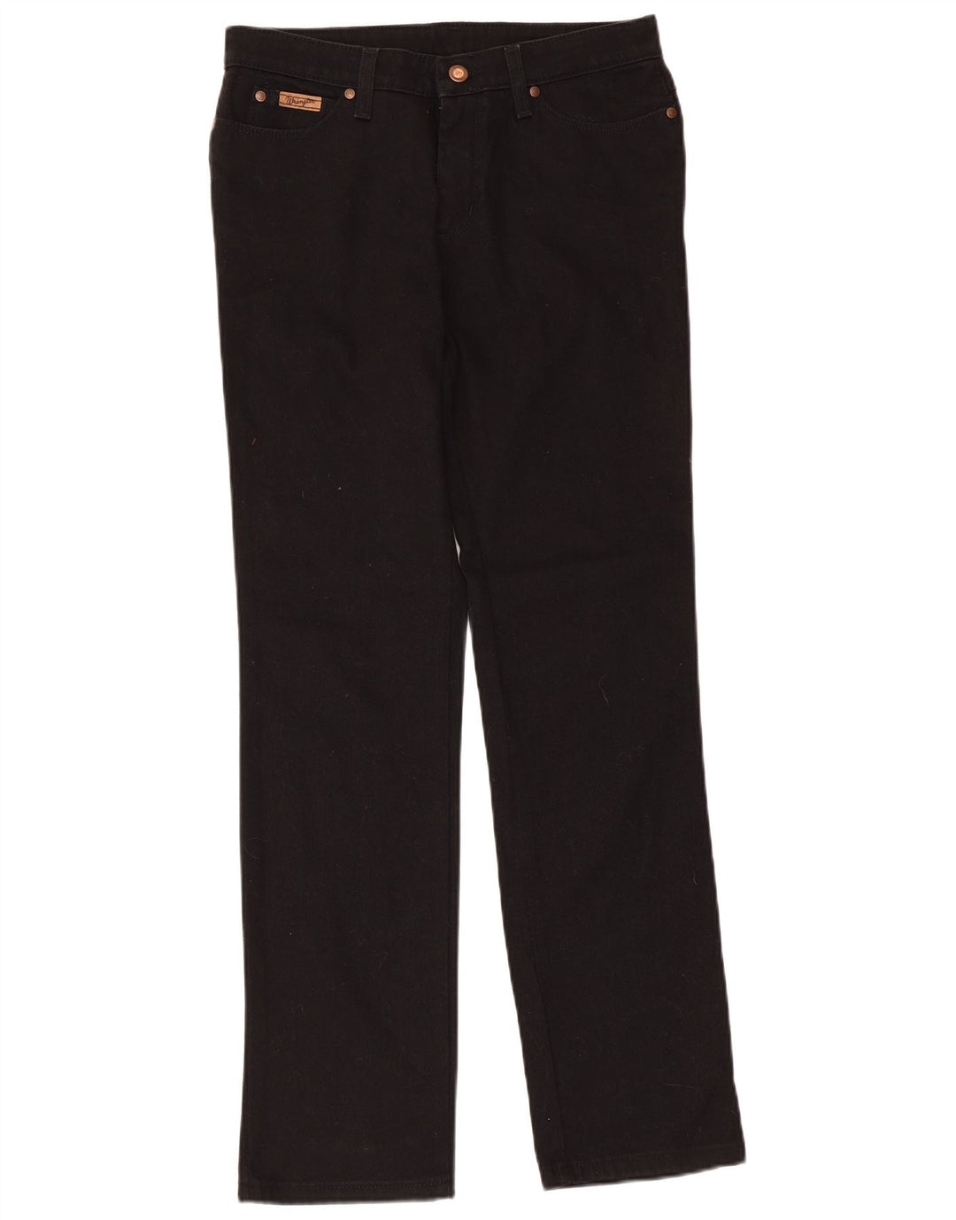 Jeans dritti da uomo WRANGLER W30 L31 cotone nero