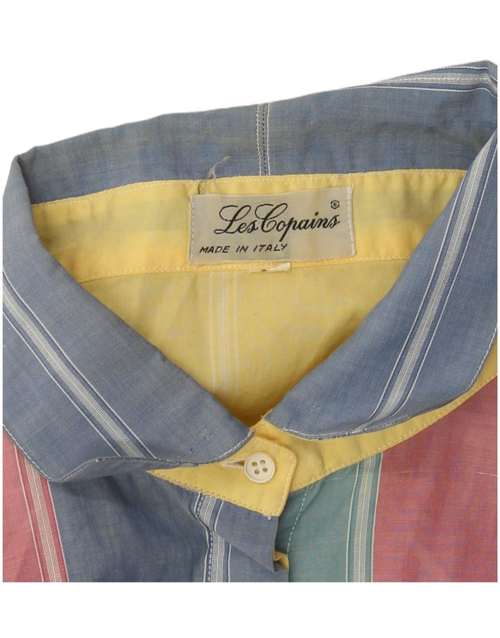 Camicia a maniche corte da donna Les Copains XL a righe multicolore