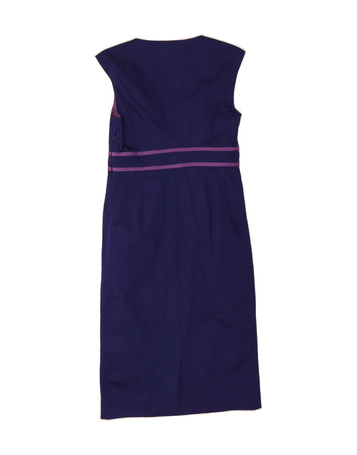 BODEN Womens Sleeveless Sheath Dress UK 8 Small Navy Blue Vintage Boden and Second-Hand Boden from Messina Hembry 