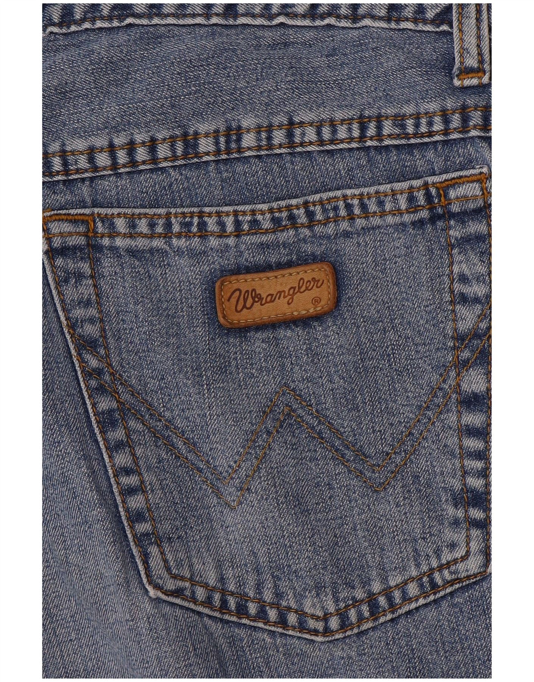 Pantaloncini di jeans da uomo Wrangler W28 Blu medio