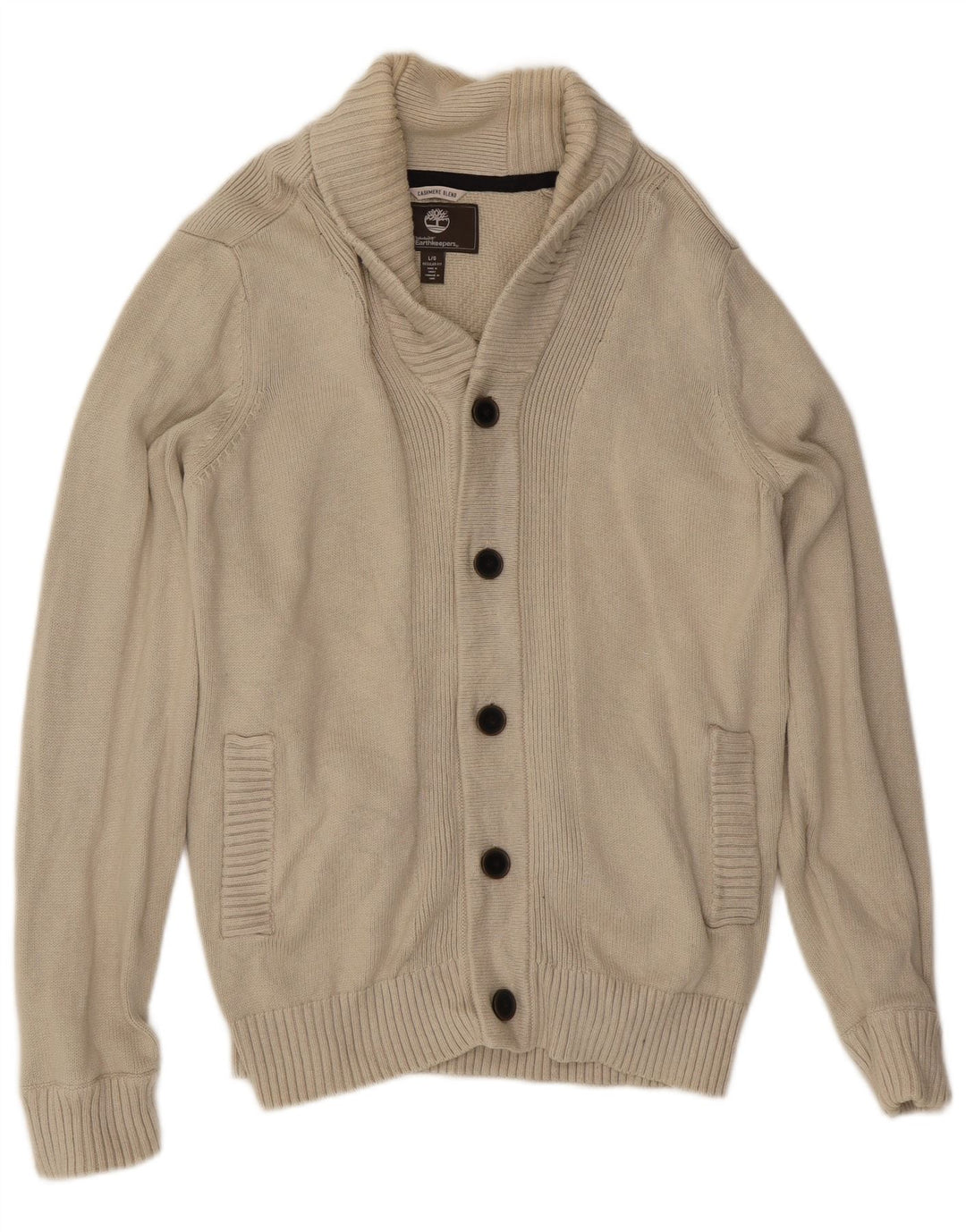 TIMBERLAND Maglione cardigan vestibilità regolare da uomo Earthkeepers Large Beige