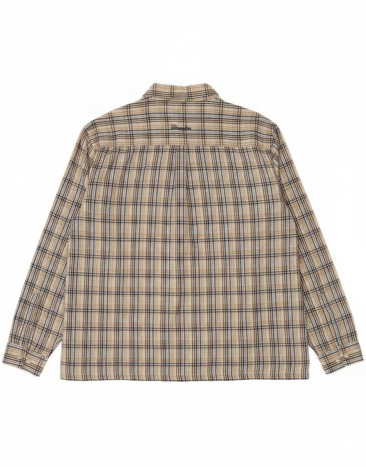 Camicia da uomo Wrangler XL in cotone a quadri multicolore