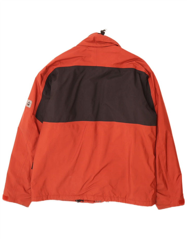 Giacca a vento da uomo Jack Wolfskin UK 40/42 Large Red Colourblock