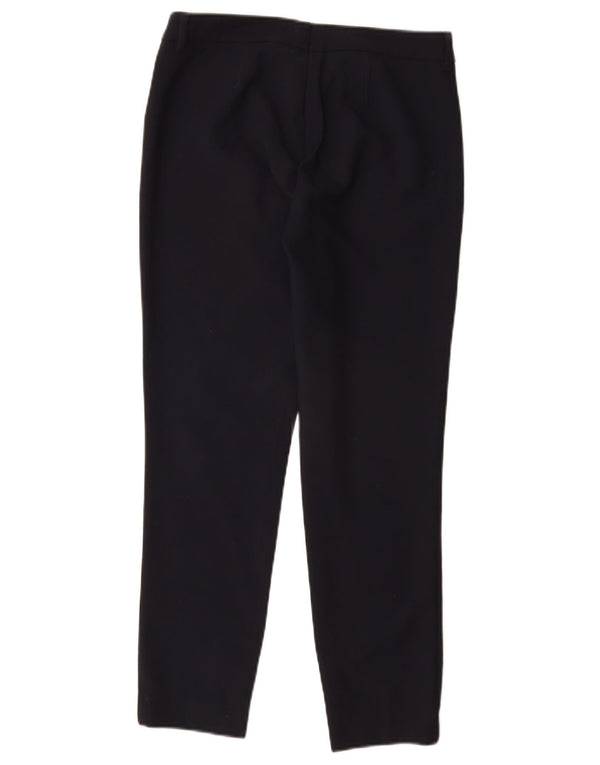 Pantaloni da Abito Slim Donna Trussardi IT 42 Medio W30 L27 Blu Navy