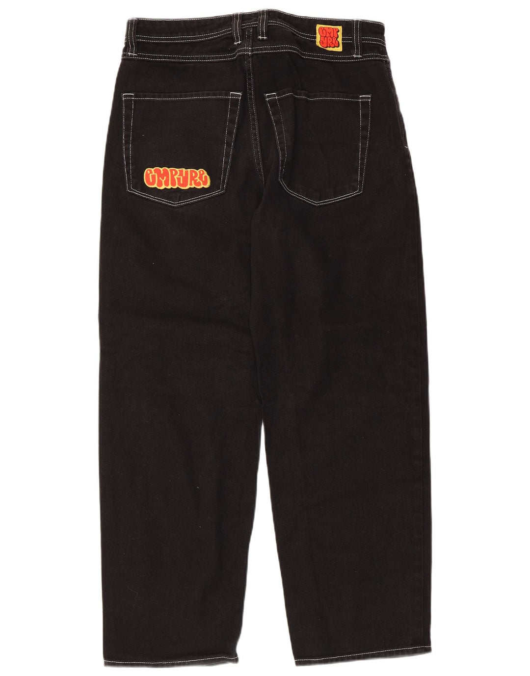 Jeans affusolati da uomo VINTAGE W30 L28 cotone nero