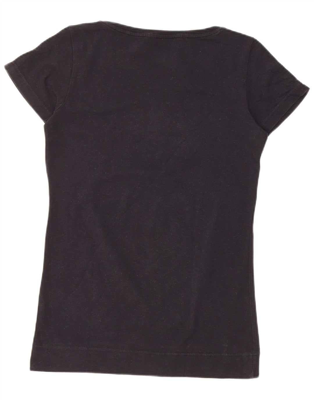 T-shirt grafica da donna NIKE Top UK 12/14 Medium Nero