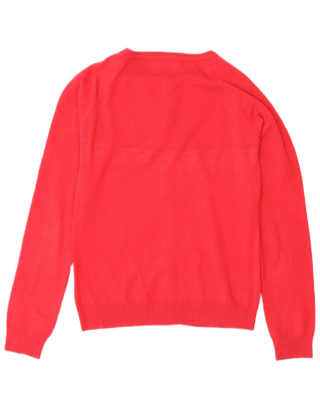 Maglione cardigan da donna Zara UK 12 cotone rosso medio