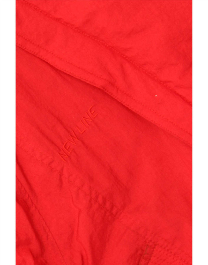 Giacca imbottita vintage da donna UK 18 XL rossa