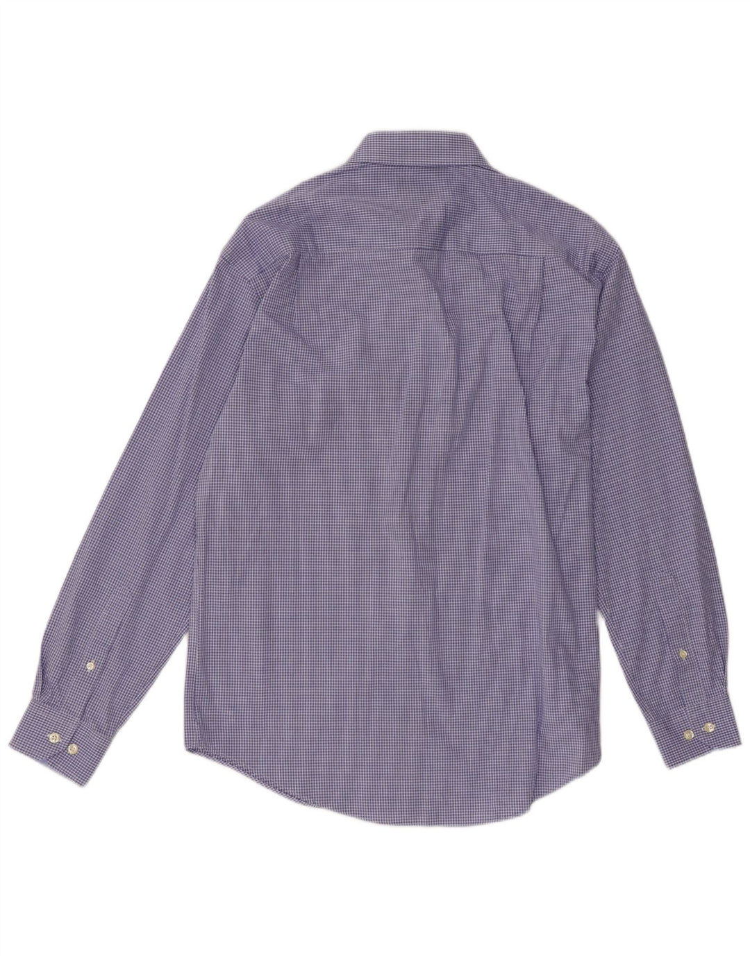 Camicia da uomo NAUTICA vestibilità classica taglia 15 cotone a quadri blu medio