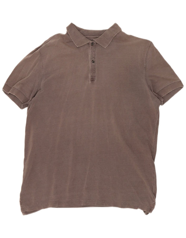 Polo Uomo Massimo Dutti Cotone Grigio Medio