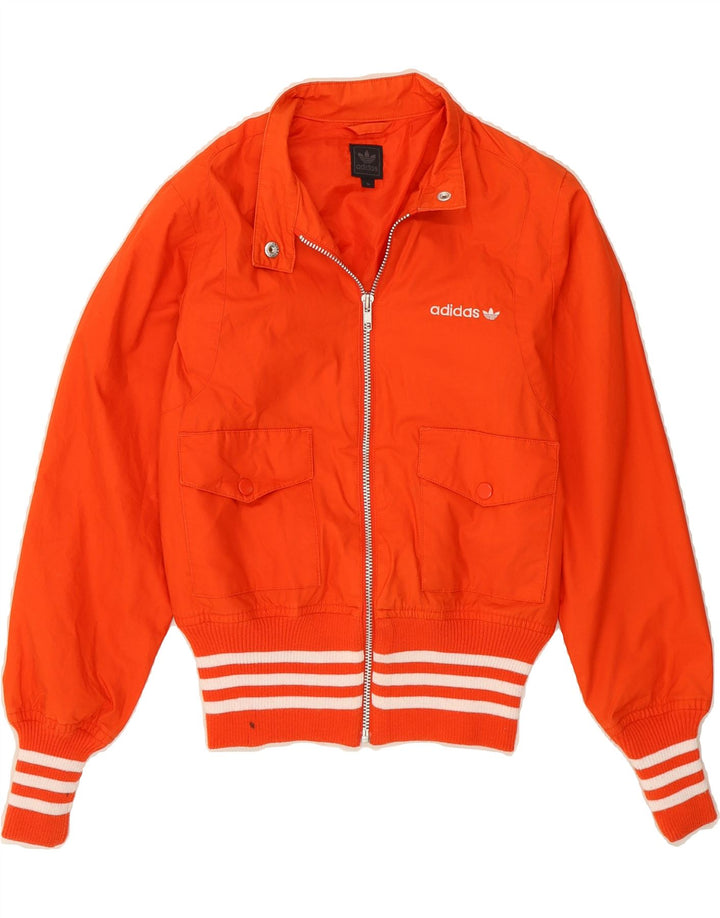 Giubbotto bomber da donna ADIDAS UK 8 piccolo cotone arancione