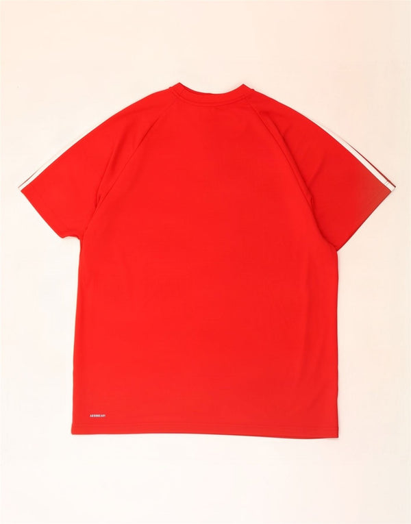 Maglietta Adidas Aeroready da uomo 2XL rossa in poliestere