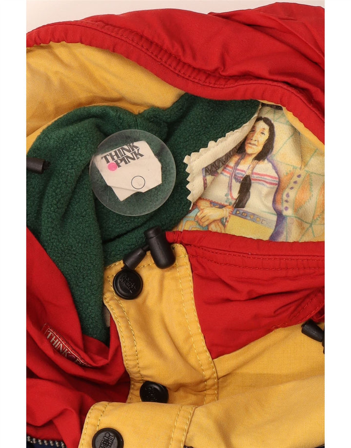 Giacca anorak grafica da uomo vestibilità ampia Think Pink UK 40 grande blu navy