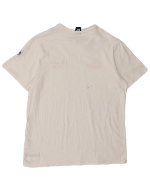 NORTH SAILS T-shirt grafica da uomo XL in cotone bianco