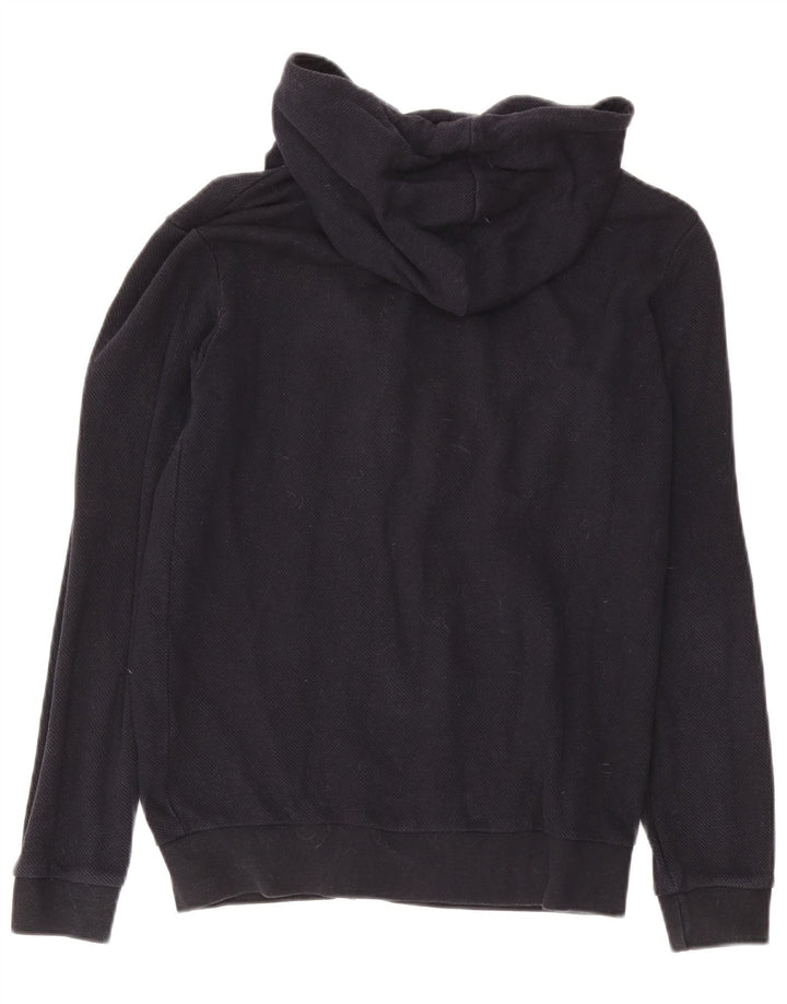 Maglione con cappuccio e zip Zara da uomo piccolo blu navy