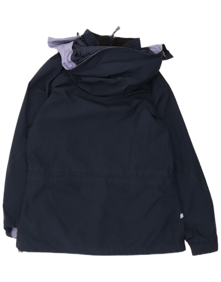 Giacca antipioggia da uomo con cappuccio Berghaus UK 40 grande poliestere blu navy