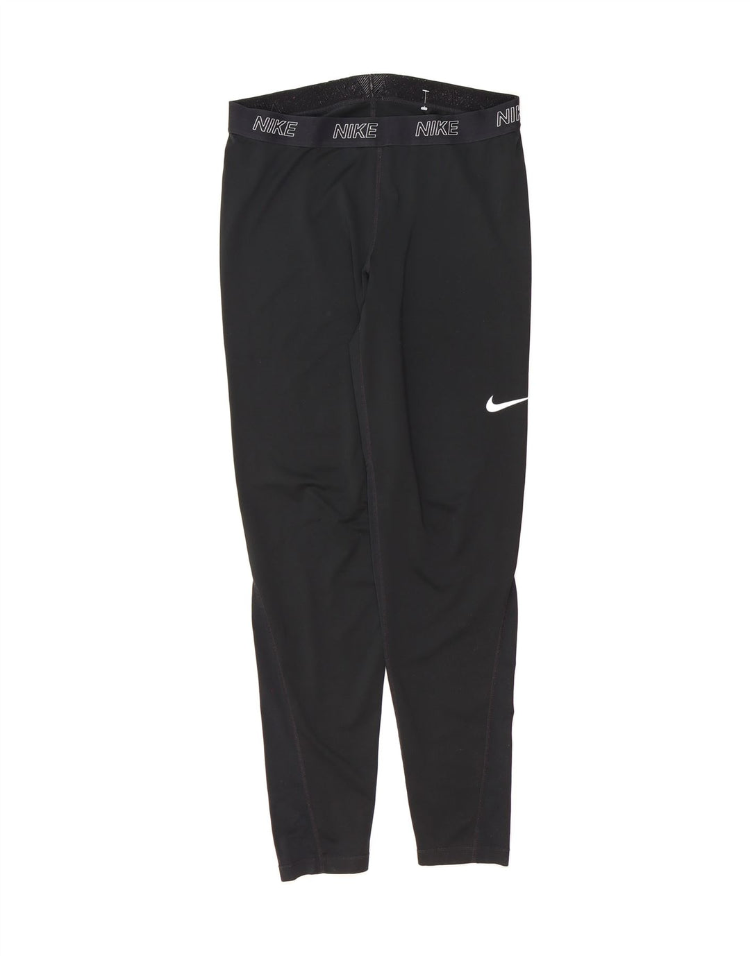 NIKE Womens Graphic Leggings UK 14 Large Black Vintage Nike and Second-Hand Nike from Messina Hembry 