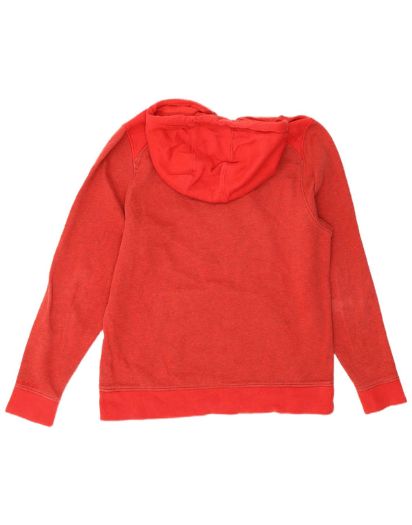 Felpa con cappuccio da donna Under Armour UK 14 cotone rosso medio
