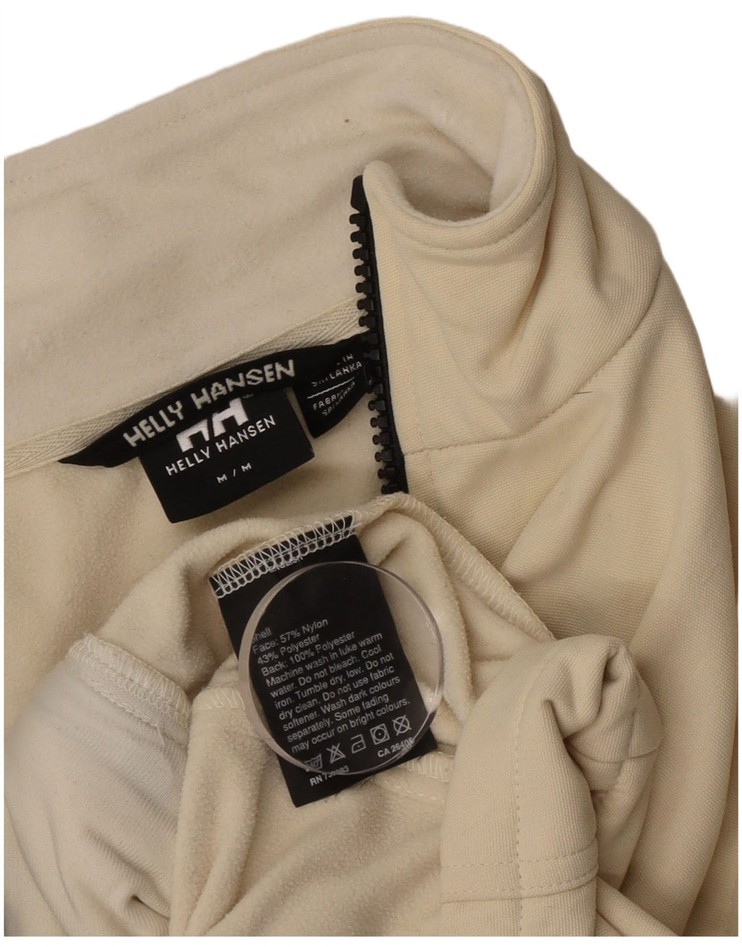 Giacca da tuta da donna Helly Hansen UK 14 Nylon beige medio